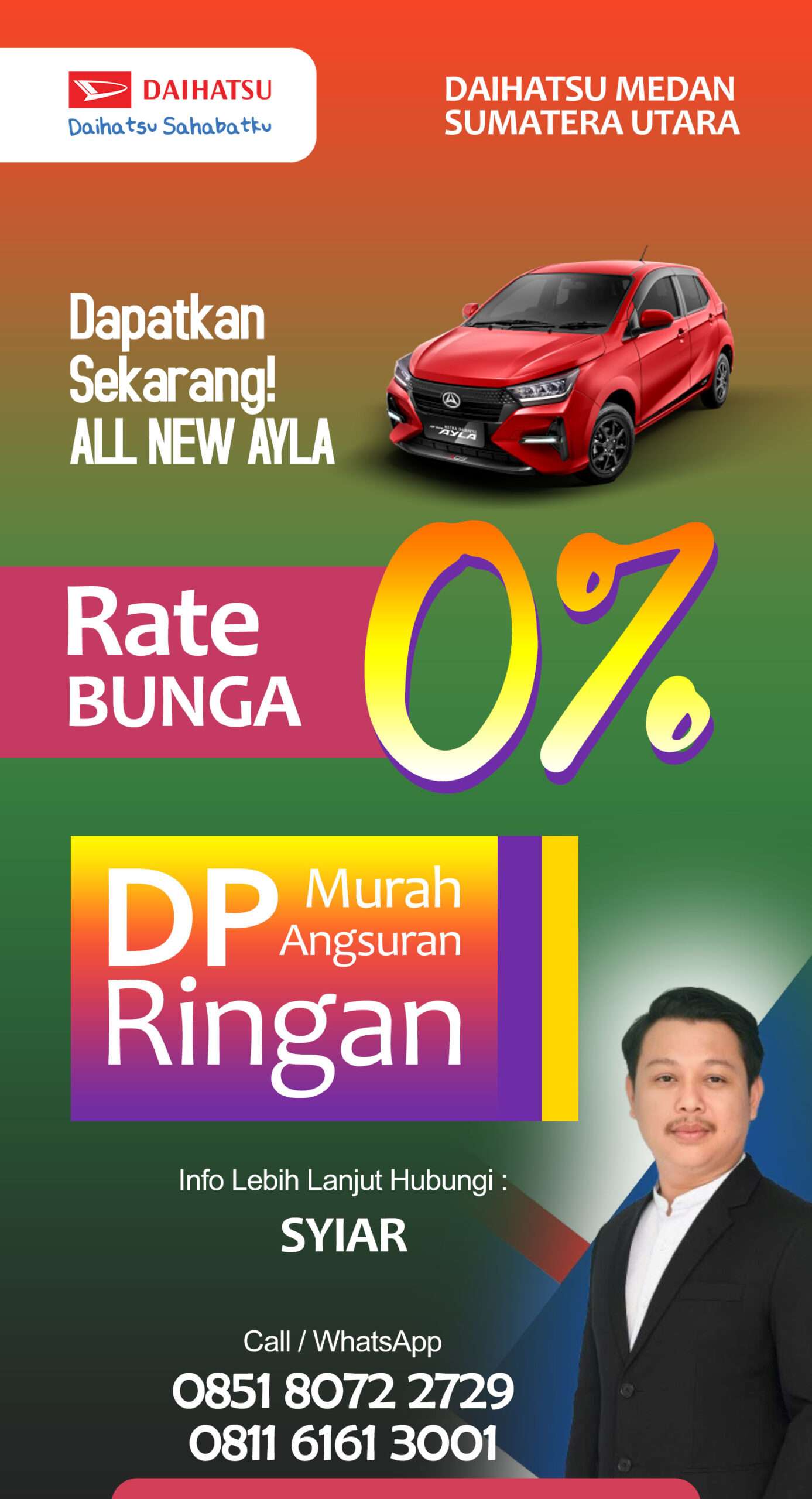 Daihatsu Ayla Medan Price @ Promo 2025 Daihatsu Ayla Medan Price @ Promo 2025