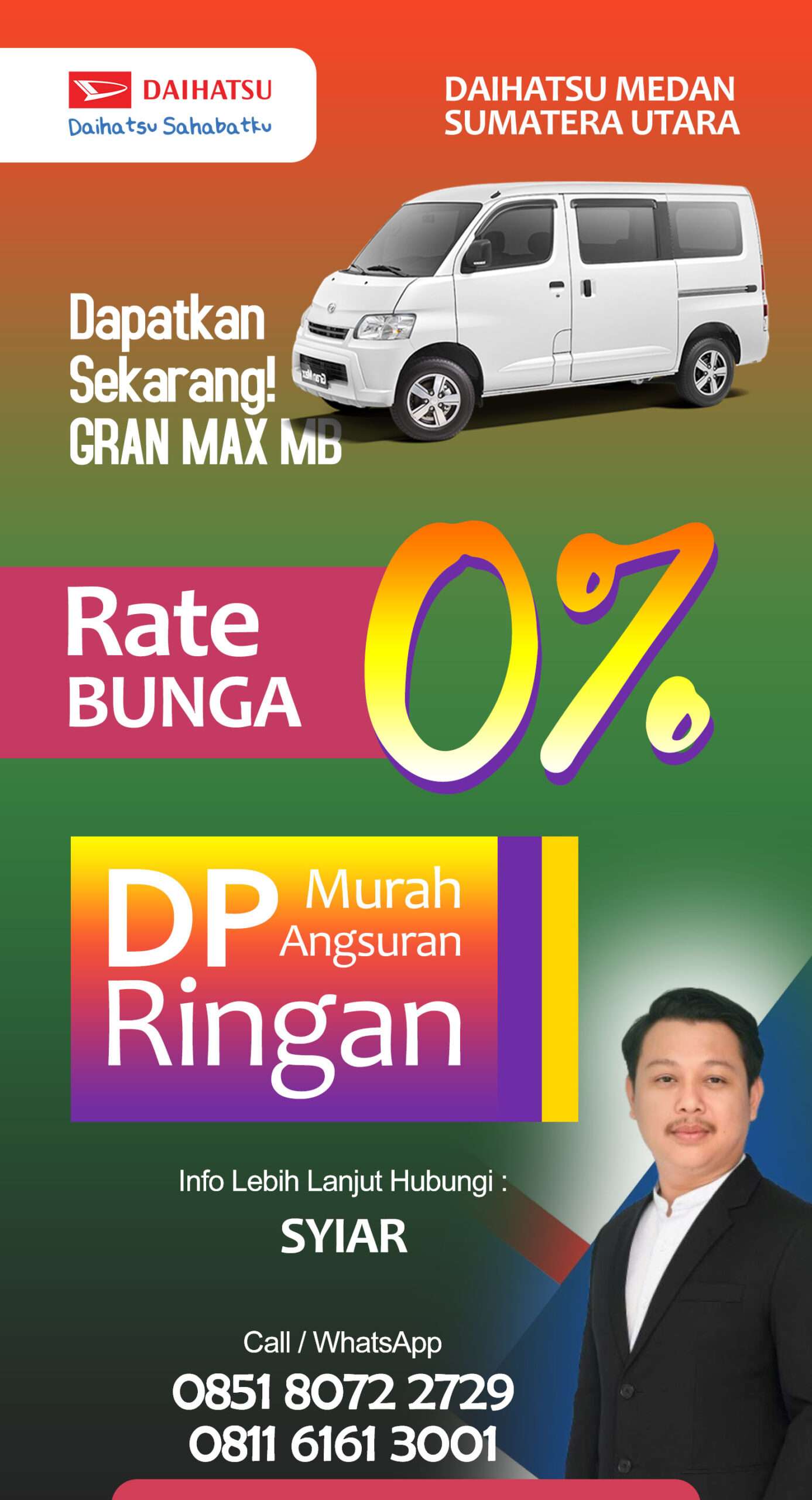 Daihatsu Gran Max MB Medan Price @ Promo 2025 Daihatsu Gran Max MB Medan Price @ Promo 2025