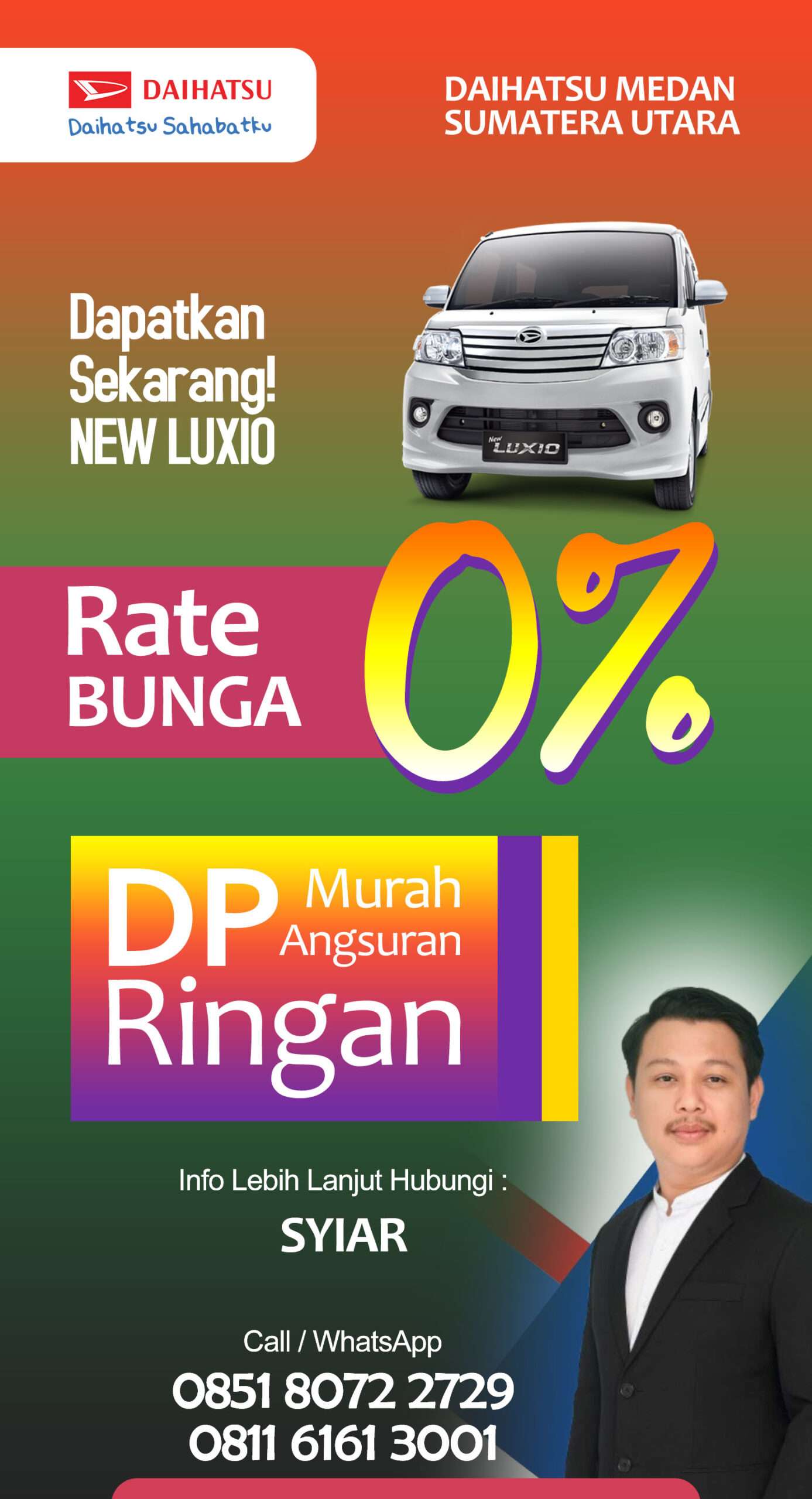 Daihatsu Luxio Medan 2025 Price @ Promo 2025 Daihatsu Luxio Medan 2025 Price @ Promo 2025