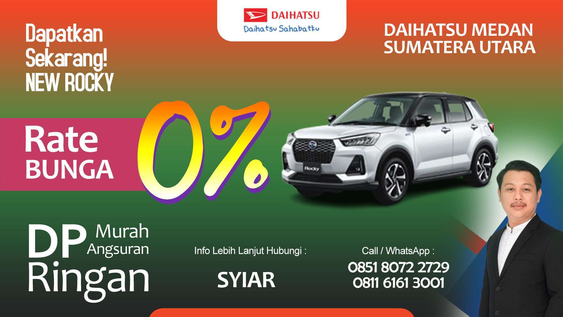 Daihatsu Rocky Medan Promo & Harga OTR 2025